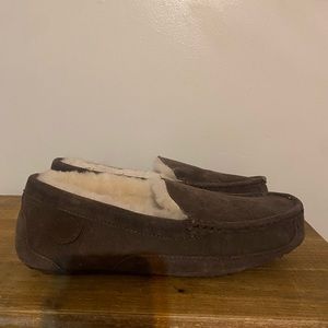 Men's Fireside by Dearfoams Melbourne Genuine Shearling Moccasin Slipper